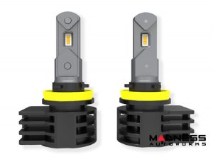 Headlight Bulbs (2) - H11 - Arc Lighting Tiny Monster - Concept Series LED w/ Adapter Harness